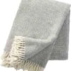 Klippan Stella - Plaid - 100% Wol -light Grey - Grijs- 130x200 Cm -Klippan 1011x1200