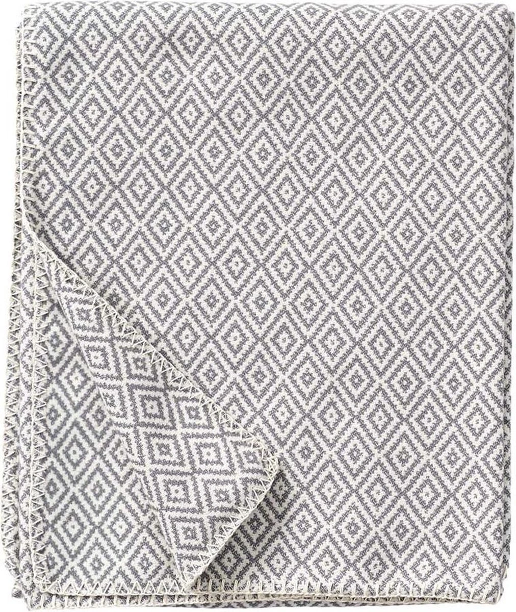 KLIPPAN - STELLA - Katoenen Plaid - Grijs - 140x180 3 KLIPPAN - STELLA - Katoenen Plaid - Grijs - 140x180