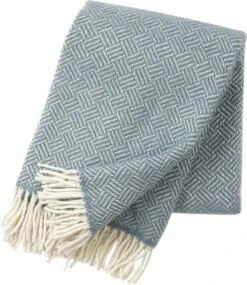 Klippan - Plaid - Deken - Samba - Loodgrijs - 200cm X130cm - 100% Wol - Wasbaar En Duurzaam Geproduceerd.