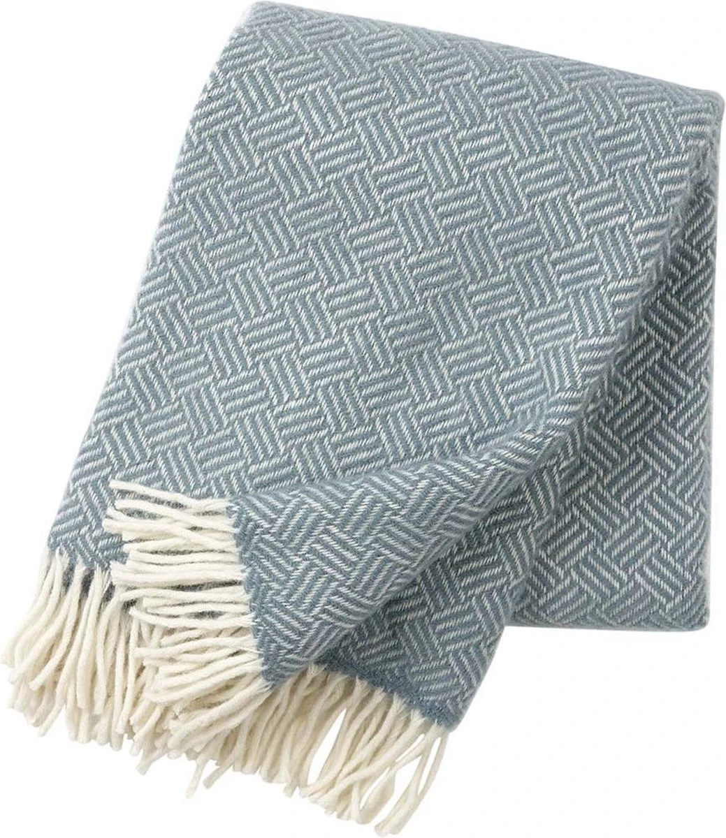 Klippan - Plaid - Deken - Samba - Loodgrijs - 200cm X130cm - 100% Wol - Wasbaar En Duurzaam Geproduceerd. 3 Klippan - Plaid - Deken - Samba - Loodgrijs - 200cm X130cm - 100% Wol - Wasbaar En Duurzaam Geproduceerd.