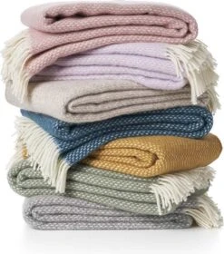 Klippan Yllefabrik Klippan - Preppy - Blue - Plaid - Wol - 100% Wol -lamswol- Preppy Blue - Petrol - Blauw -Klippan 1058x1200 2