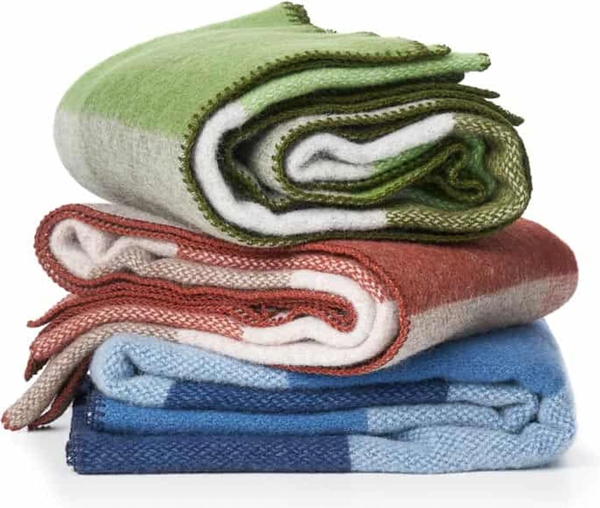 Klippan BLOCK - Wollen Plaid - Woondeken - Groen Grijs Lichtgroen - 130cm X 180cm - 100% Eco Lamswol - Vrij Van Chemicaliën 4 Klippan BLOCK - Wollen Plaid - Woondeken - Groen Grijs Lichtgroen - 130cm X 180cm - 100% Eco Lamswol - Vrij Van Chemicaliën - Afbeelding 2