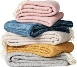 Klippan Yllefabrik Klippan - Plaid - Deken - Preppy - Grey - Grijs - 100% Wol -Klippan 1200x1046