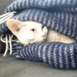 Klippan Yllefabrik Klippan Ralph - Dark Grey - Plaid - Woondeken - Eco Lamswol - Donkergrijs Wolwit = 200cm X 130cm -Klippan 1200x1200 17