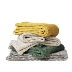 Plaid Biologisch Katoen Basket Beige 180x130 Cm -Klippan 1200x1200 8