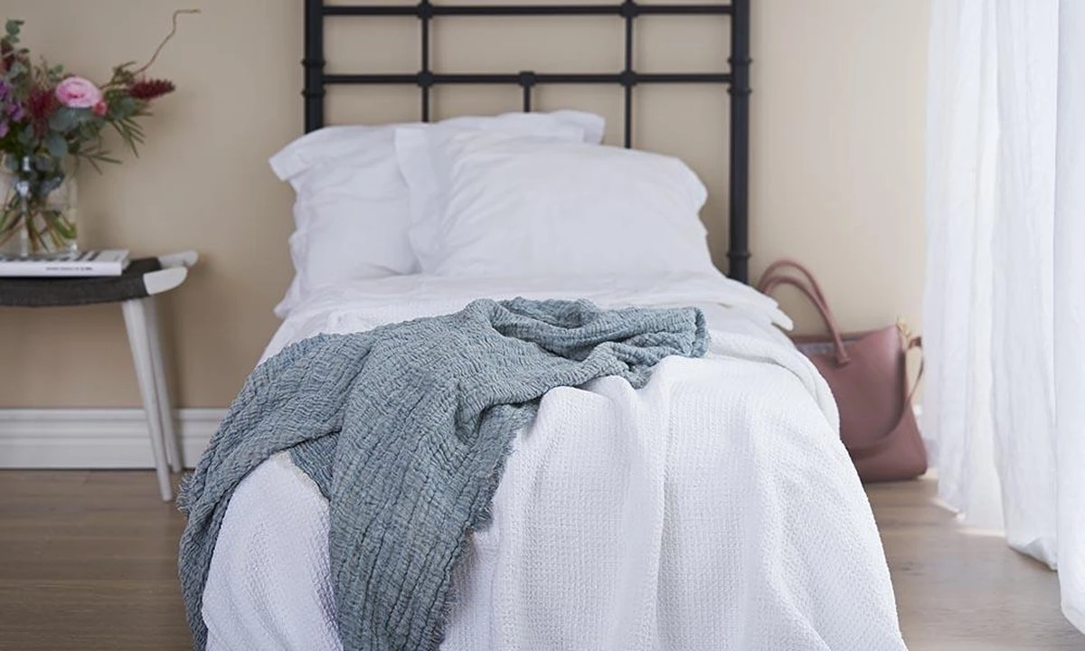 KLIPPAN - DUO - Katoenen Plaid - Beige - 130x170 4 KLIPPAN - DUO - Katoenen Plaid - Beige - 130x170 - Afbeelding 2