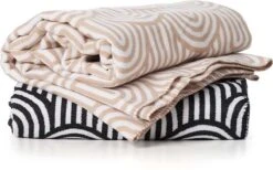 Klippan Yllefabrik Klippan Plaid - Katoen - Arcade - Zwart/wit - 140x180 -Klippan 1200x749