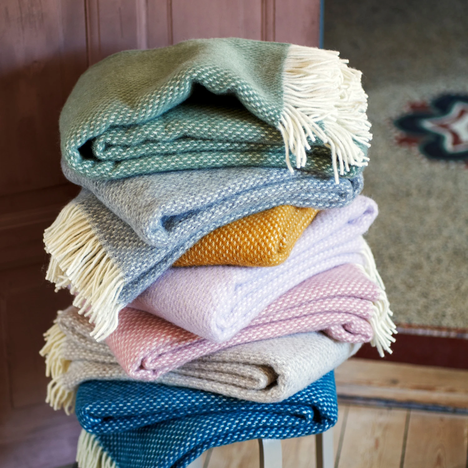 Klippan Yllefabrik Preppy Plaid 4 Klippan Yllefabrik Preppy Plaid - Afbeelding 2