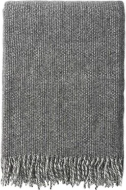 Klippan - Plaid - Wol - Shimmer - Deken - Grey