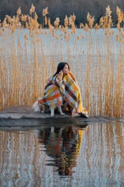 Klippan Yllefabrik Klippan - Gotland - Multi Yellow - Plaid - 100% Wol - 130 Cm X 200 Cm - Geel - Bruin - Oranje - Ecru -Klippan 799x1200 7