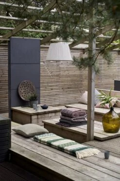 Klippan Yllefabrik Klippan- Freja - Wood - Plaid - Deken - Groen Wolwit - 100% Wol - 130x200cm -Klippan 800x1200 10