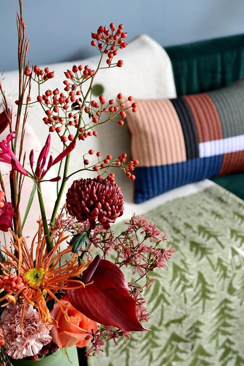 Wollen Deken House In The Forest Groen - Klippan 130x180cm 4 Wollen Deken House In The Forest Groen - Klippan 130x180cm - Afbeelding 2