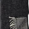 Klippan - Velvet - Plaid - Woonplaid - Woondeken - Zwart - Black - 130cm X 200 Cm - 100% Wol -Klippan 813x1200