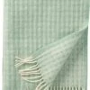 Klippan Yllefabrik Klippan Plaid Lamswol Loop - Mint - 130x200cm -Klippan 819x1200