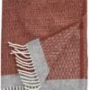 Klippan Harald - Plaid - Rust Roestkleur - 130cm X 200cm - 100% Wol - 100% Ecologisch Geproduceerd -Klippan 825x1200