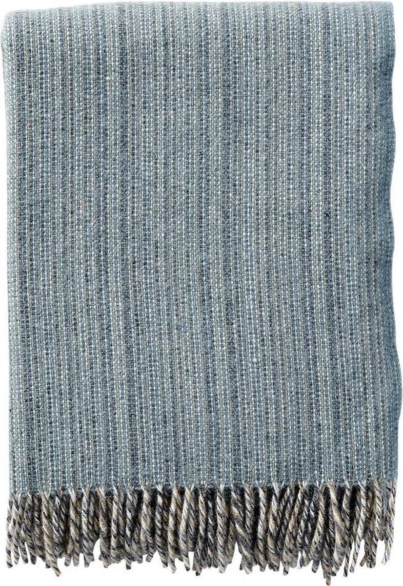 Klippan Björk - Plaid - Deken - Lead Grey - 100% Eco Wol - Loodgrijs Bjork 200x130cm 3 Klippan Björk - Plaid - Deken - Lead Grey - 100% Eco Wol - Loodgrijs Bjork 200x130cm