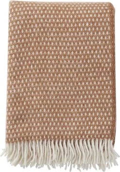 Plaid Klippan Wol Knut Nougat