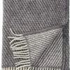 Klippan Yllefabrik Klippan Wollen Plaid Velvet Grey- 130x200cm