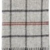 Klippan Yllefabrik Klippan Tartan - Wollen Plaid - Licht Grijs - 100% Wol - Eco Wol - Geruit Plaid - 130x200cm -Klippan 852x1200