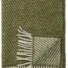 Klippan - Velvet - Deken - Plaid - Wollen Deken - Avocado - Groen - 130cm X 200 Cm -Klippan 856x1200