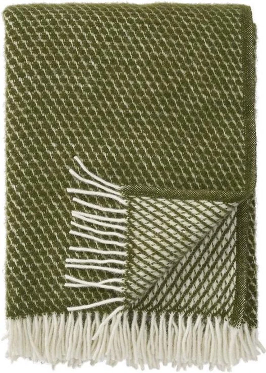 Klippan - Velvet - Deken - Plaid - Wollen Deken - Avocado - Groen - 130cm X 200 Cm 3 Klippan - Velvet - Deken - Plaid - Wollen Deken - Avocado - Groen - 130cm X 200 Cm