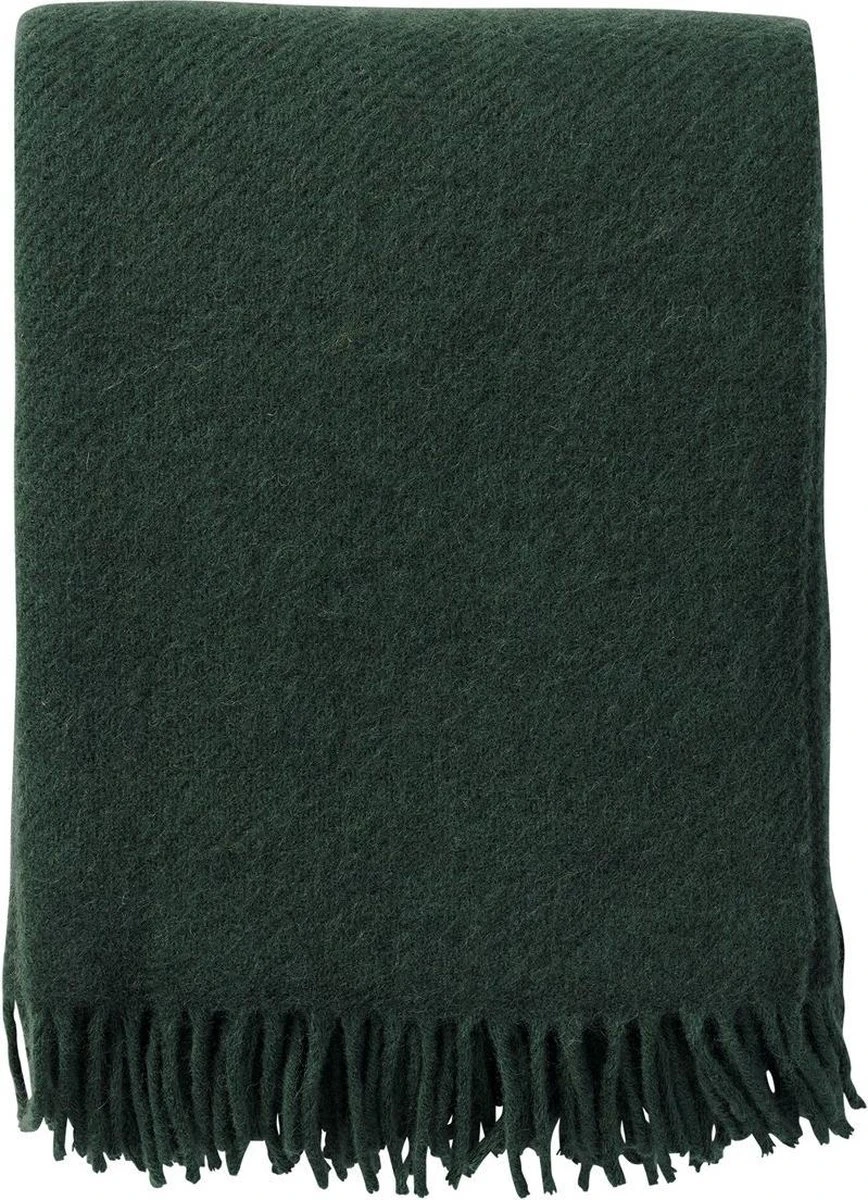 Klippan Yllefabrik Klippan Plaid Gotland Bottle Green 130cm X 200cm 100% Wol Heerlijk Zacht. 3 Klippan Yllefabrik Klippan Plaid Gotland Bottle Green 130cm X 200cm 100% Wol Heerlijk Zacht.