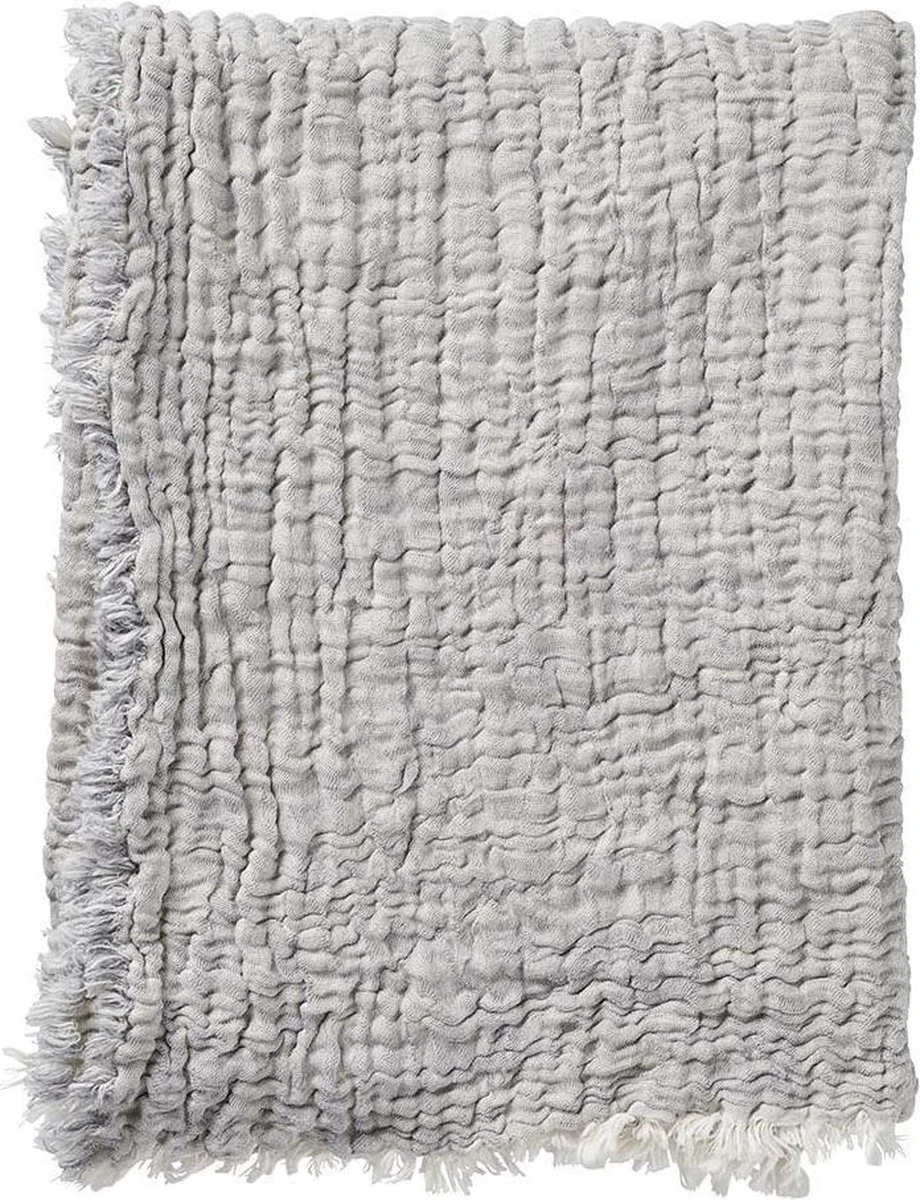 KLIPPAN - DUO - Katoenen Plaid - Grijs - 130x170 3 KLIPPAN - DUO - Katoenen Plaid - Grijs - 130x170