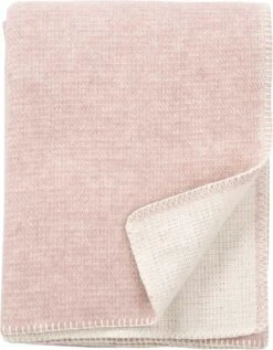 Plaid Harmony Nude - Roze-ecru - 130x180cm - Klippan