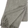 Klippan Yllefabrik Klippan - Plaid- Deken- Gotland - Grey - 100% Wol- Eco - Grijs - Eco Wool -Klippan 937x1200
