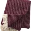 Klippan Wollen Plaid Ralph Aubergine- 130x200cm -Klippan 951x1200