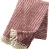 Klippan Wollen Plaid - Lamswol- Deken - Knut Rose Brown-130x200cm