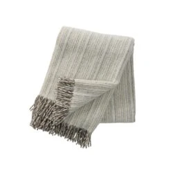 Klippan Yllefabrik Björk Plaid 130x200cm, Nature