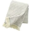 Klippan Yllefabrik Olle Organic Plaid 130x200 Cm, Light Grey