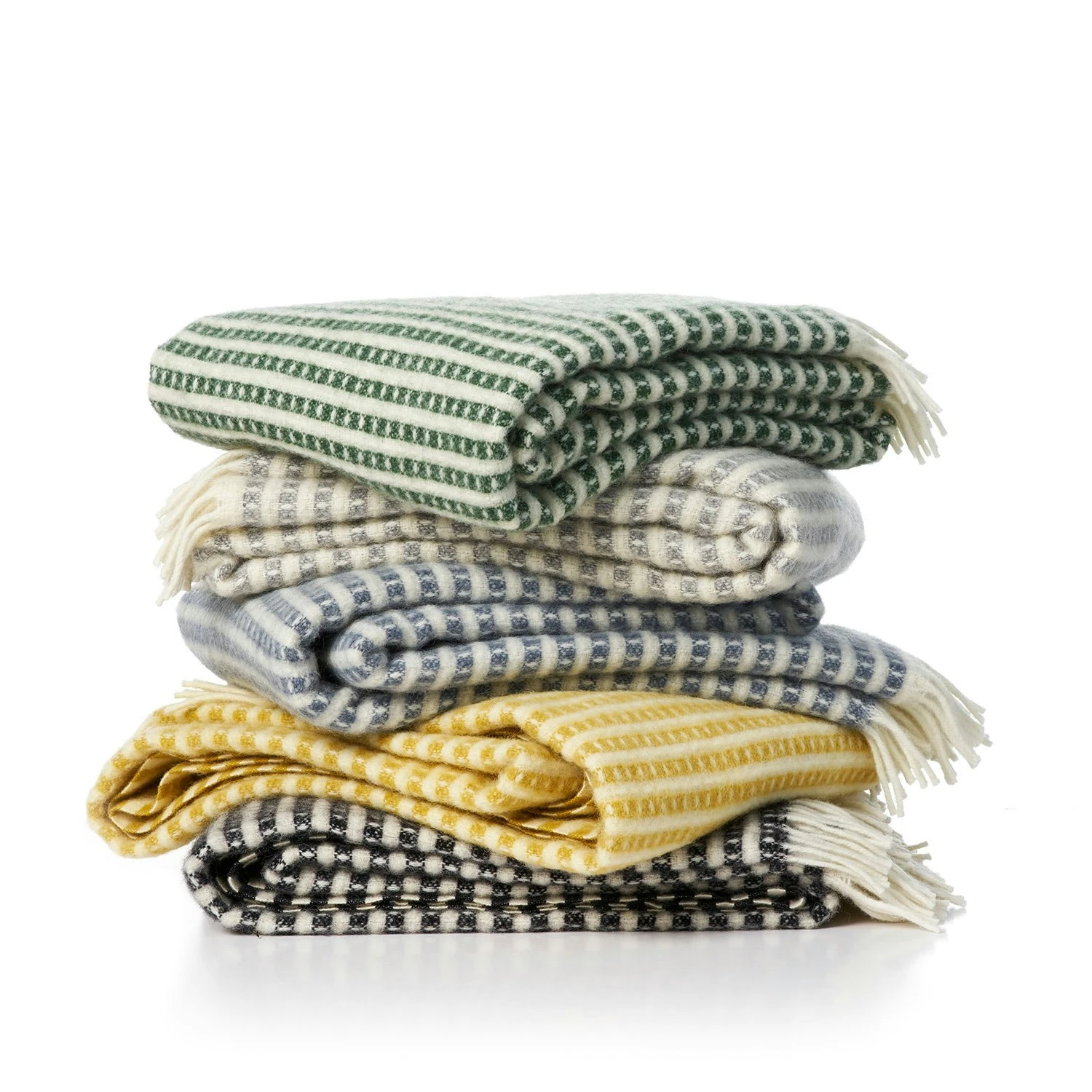 Klippan Yllefabrik Olle Organic Plaid 130x200 Cm, Light Grey 4 Klippan Yllefabrik Olle Organic Plaid 130x200 Cm, Light Grey - Afbeelding 2