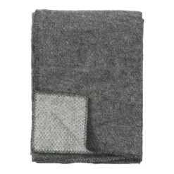 Klippan Yllefabrik Peak Wool Plaid 130x180cm, Grey