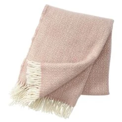 Klippan Yllefabrik Stella Plaid 130x200 Cm, Nude