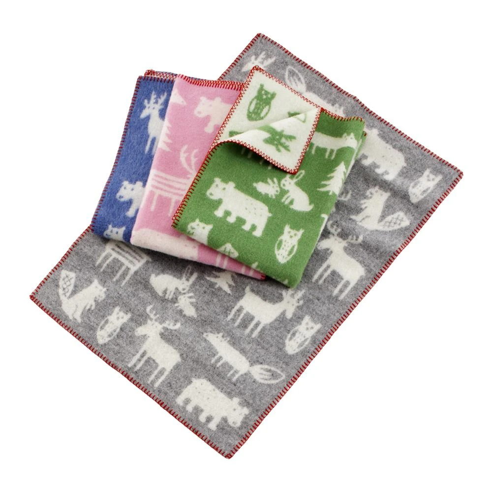 Klippan Yllefabrik Forest Kinderplaid 4 Klippan Yllefabrik Forest Kinderplaid - Afbeelding 2